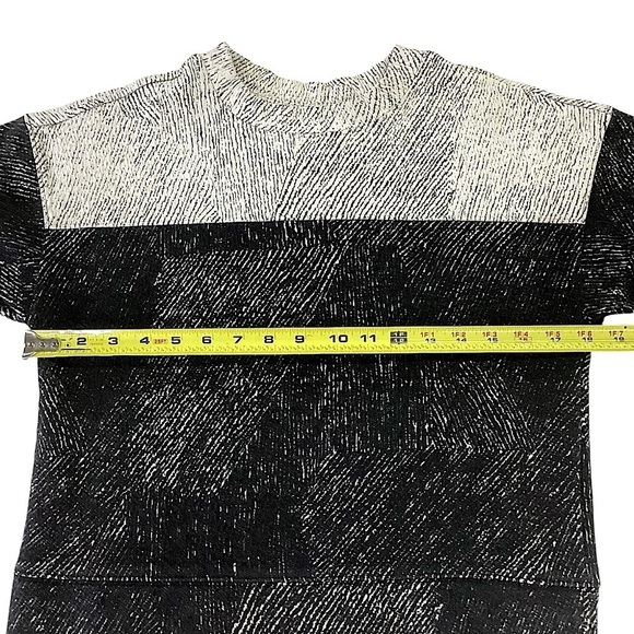 Banana Republic Color Block Jacquard Sweatshirt Long Sleeve Crew Neck Size XS - Picture 13 of 16